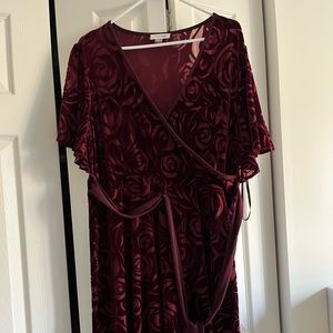 Faux wrap Calvin Klein dress